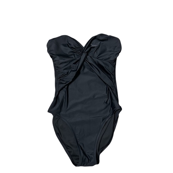 J. Crew Twist Front Bandeau One- Piece SwimSuit 6 - Picture 1 of 6